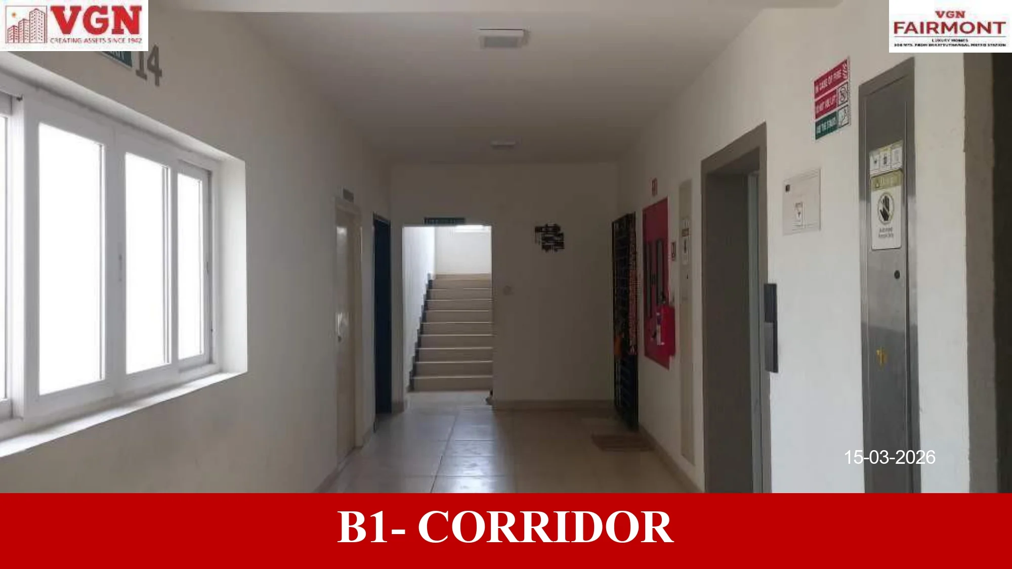 building 1 corridor in vgn fairmont guindy