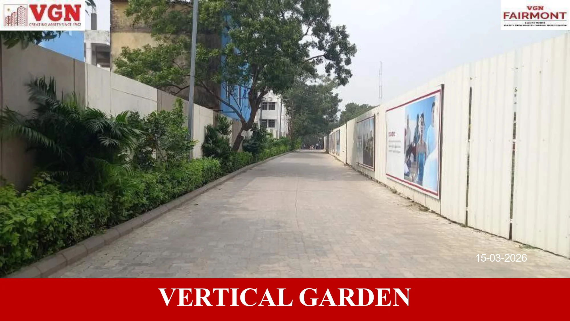 vertical garden in vgn farirmont apartments 